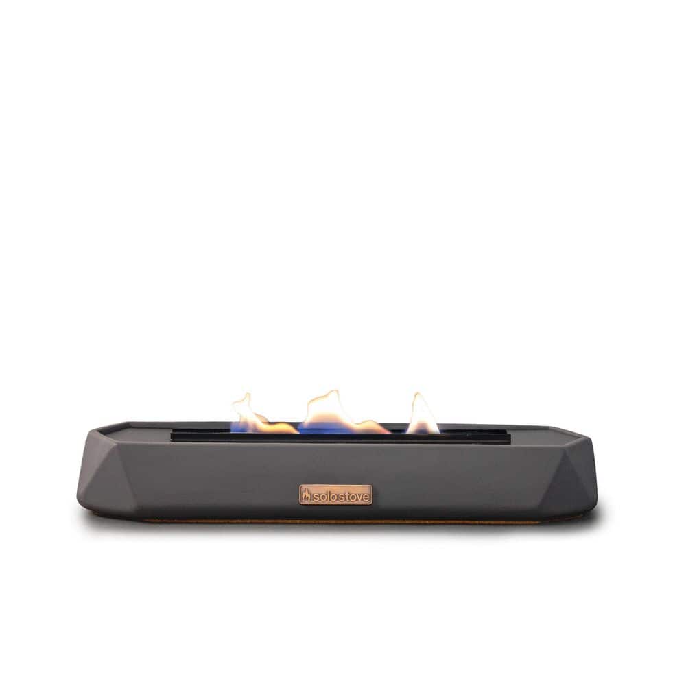 Runner 15 In. Tabletop Bioethanol Fire Bowl-Graphite